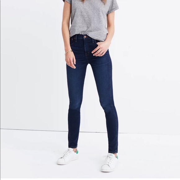 Madewell 10" High Riser Blue Jeans 31 - Picture 3 of 13